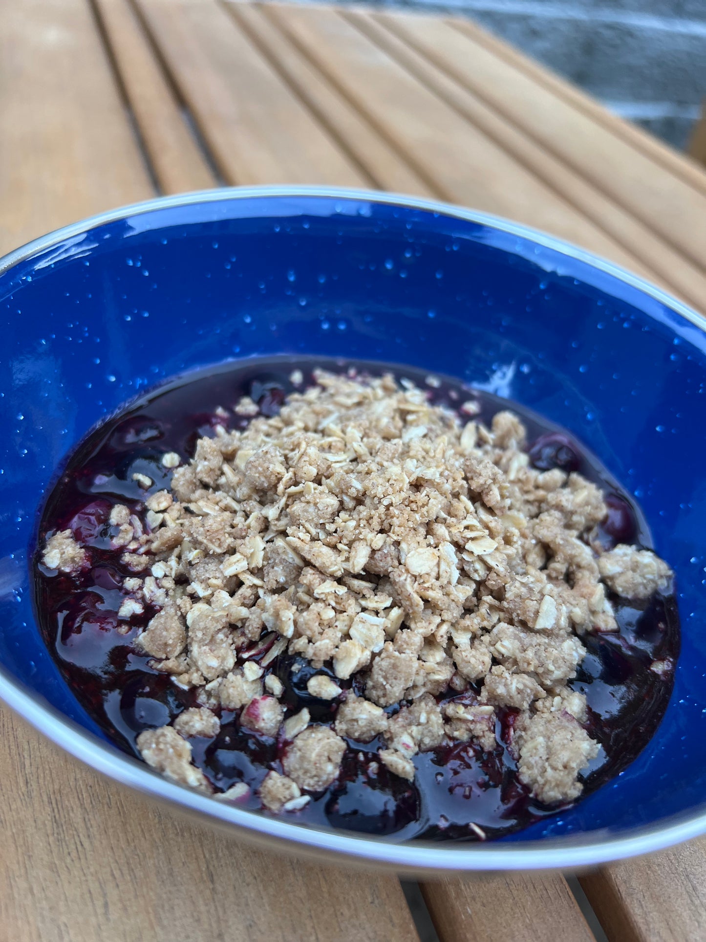 Blueberry Crumble